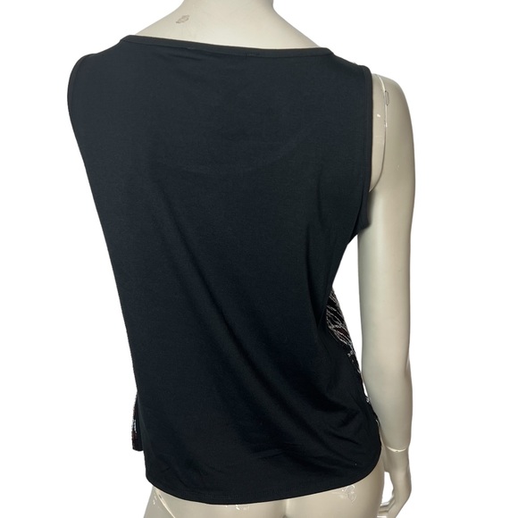 Nygard Brown Sequence Animal Print Sleeveless Top - Picture 6 of 11